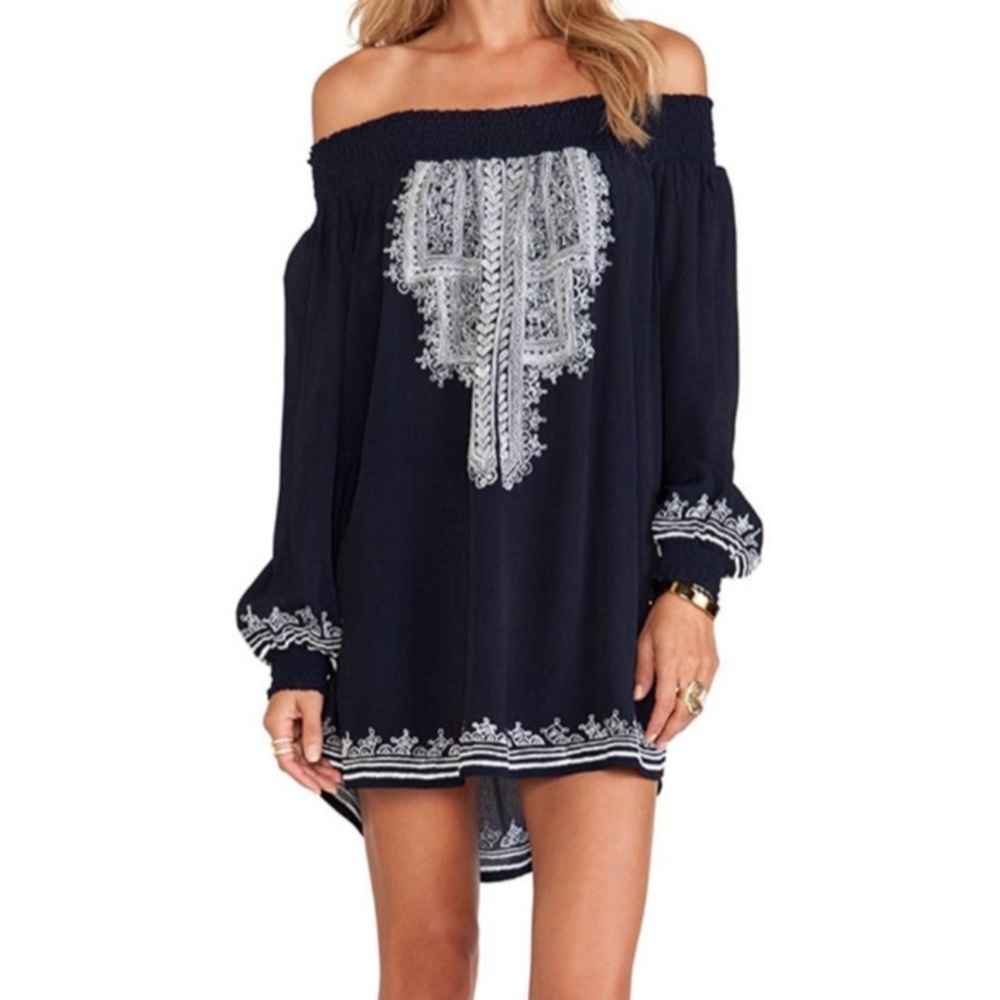 Tularosa JACQUELINE TUNIC NAVY size s